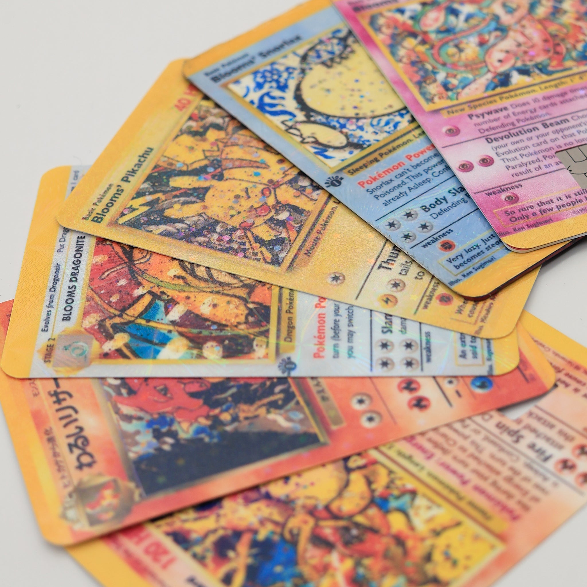 pokemon credit card cover Charizard Card Skin Surfing Pikachu Pokemon Card Credit