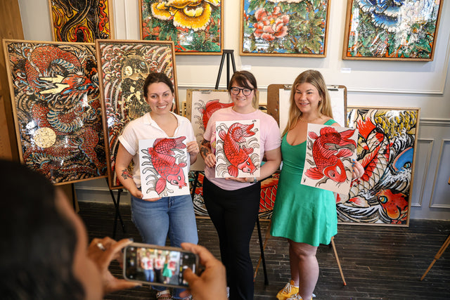 Painting Koi Fish with Andrew Blooms - 12/27 (Ponce City Market)