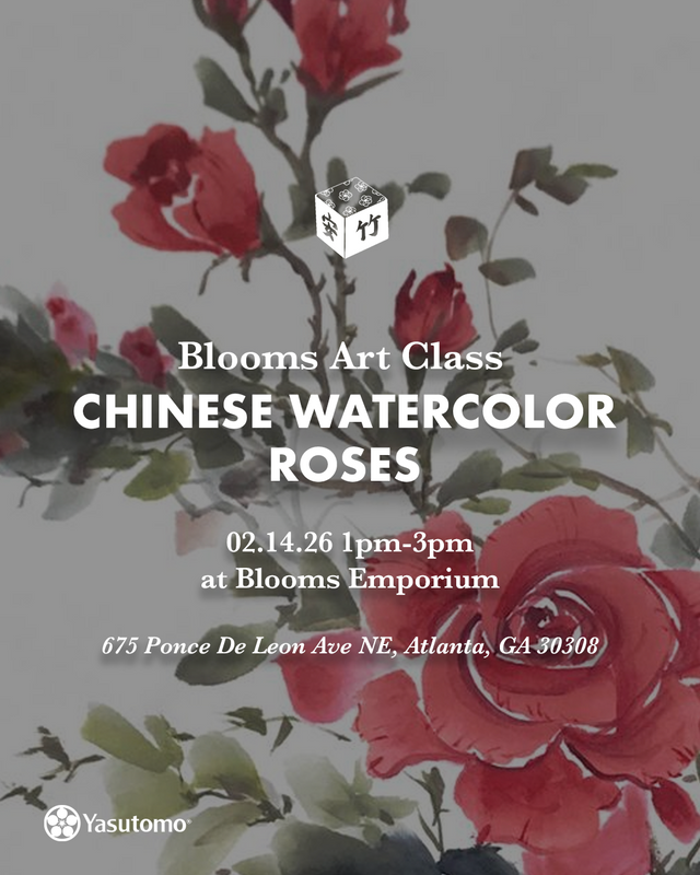 Chinese Watercolor Roses (Ponce City Market)-02/14/26