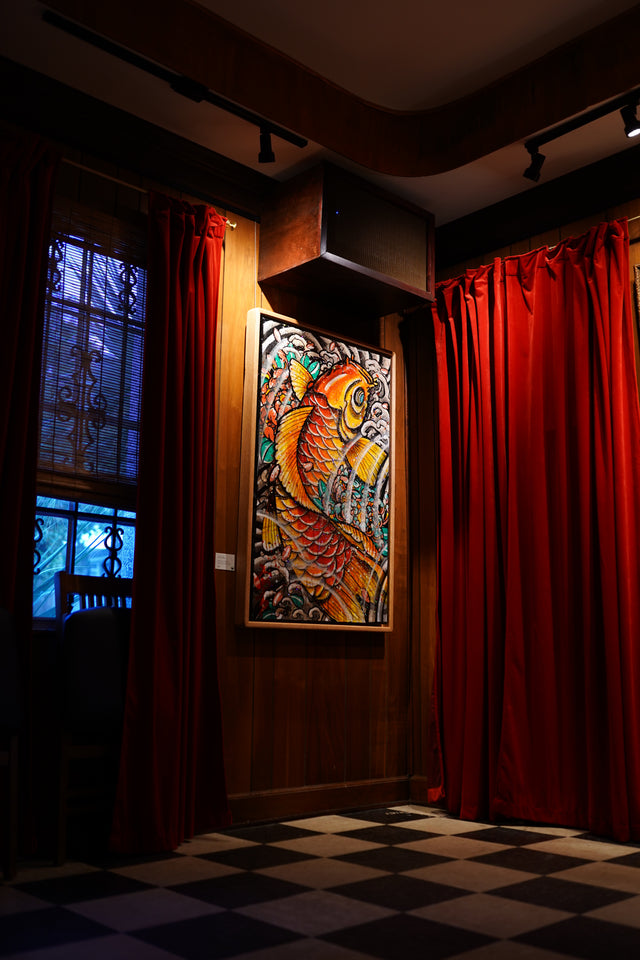 "Cafe Koi" Original Painting