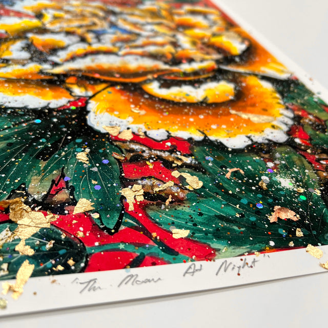 "The Moon At Night"- Holographic Fine Art Print