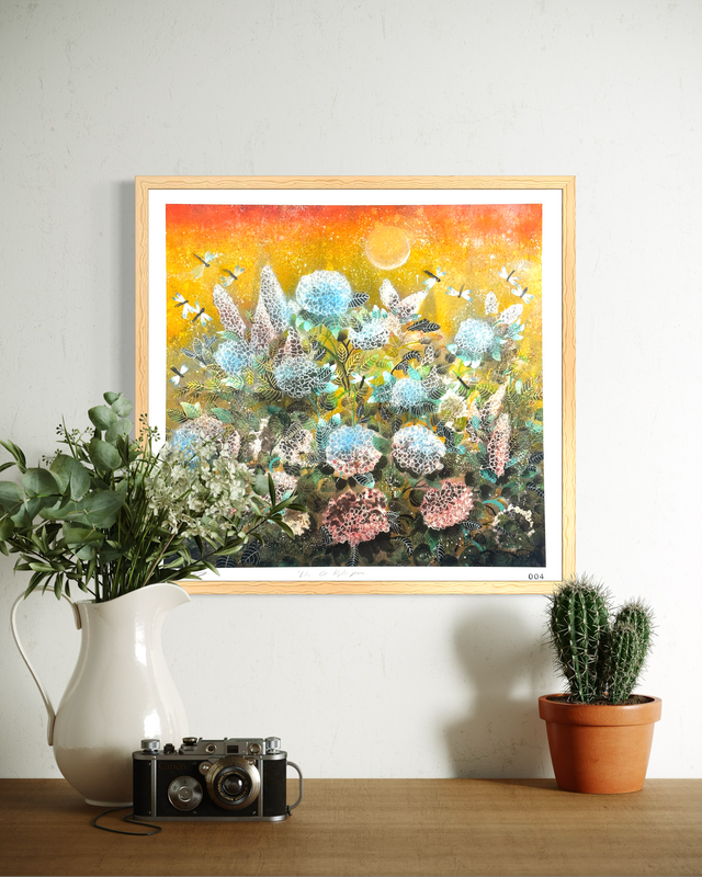 "Life Of Hydrangea" Fine Art Print