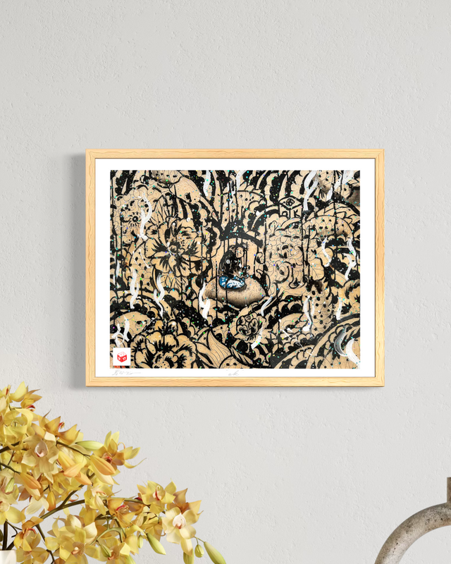 "Ok" - Holographic Fine Art Print