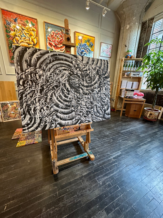 "In the Middle of It All" Original Painting
