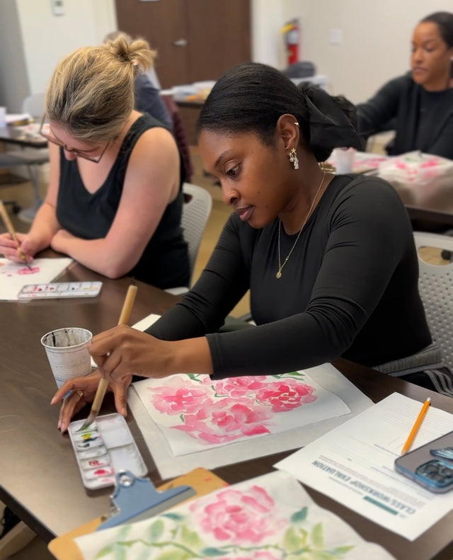 Hydrangea Painting with Andrew Blooms 09/20 - Ponce City Market