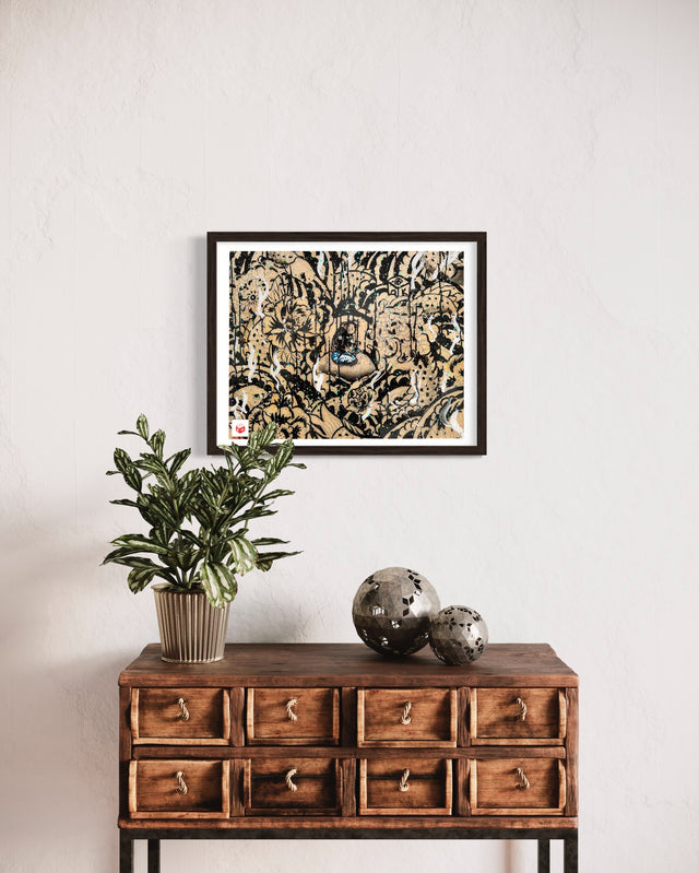 "Ok" - Holographic Fine Art Print