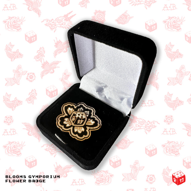 BLOOMS BADGE