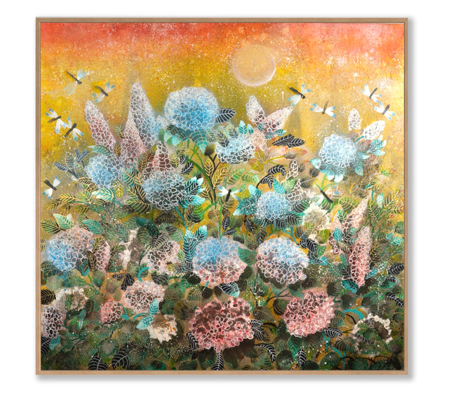 "Life of Hydrangea" Original Painting