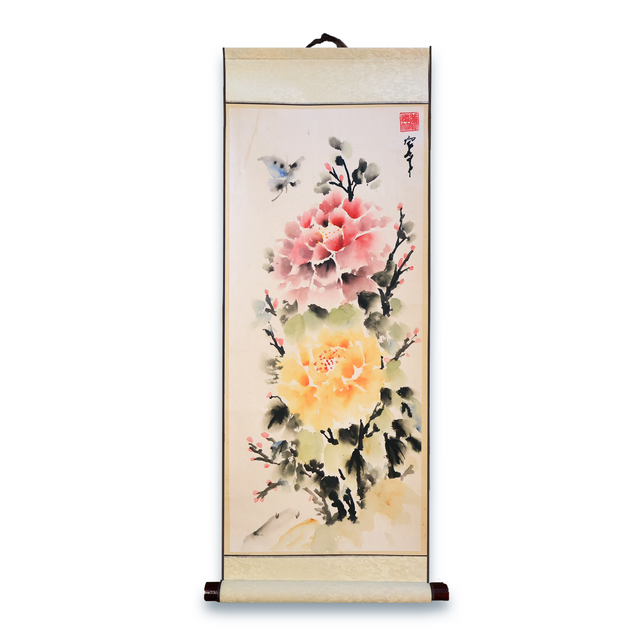 "The Long Way Home" Scroll on Rice Paper