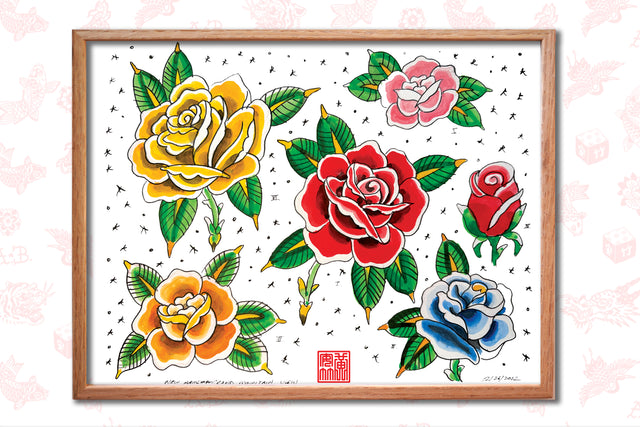 "Roses" - Flash Print