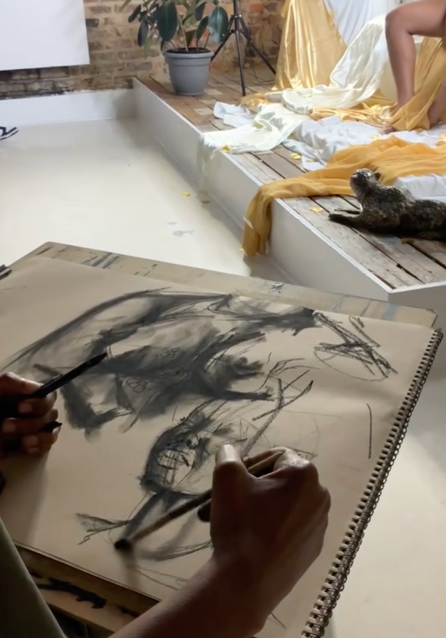 To Be Inspired: Live Figure Drawing 10/14