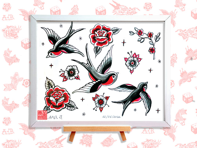 Sparrow Flash Print