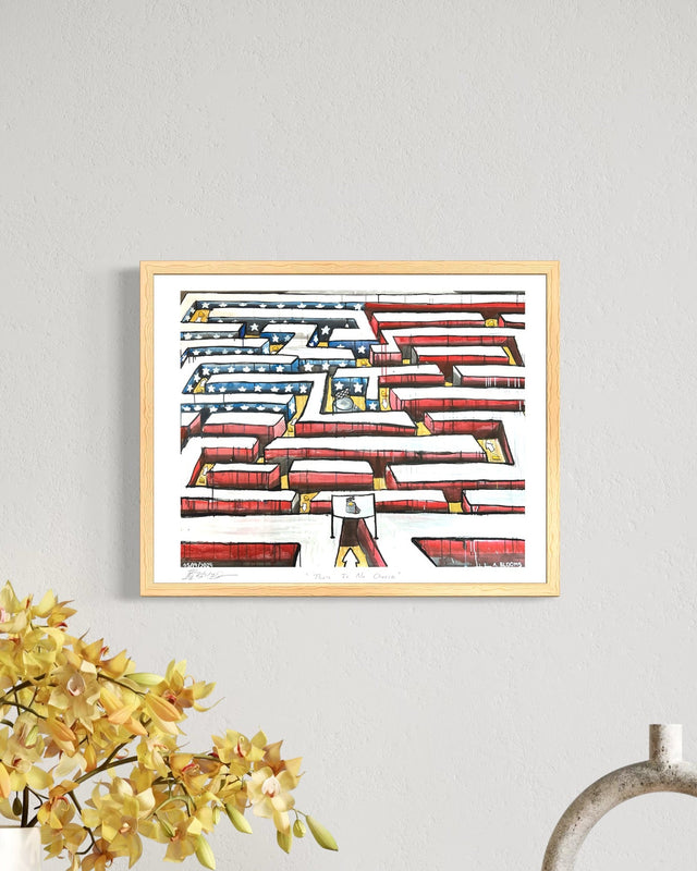 "There Is No Cheese" - Fine Art Print