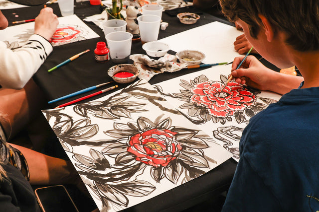 Chrysanthemum Art Class - 03/01