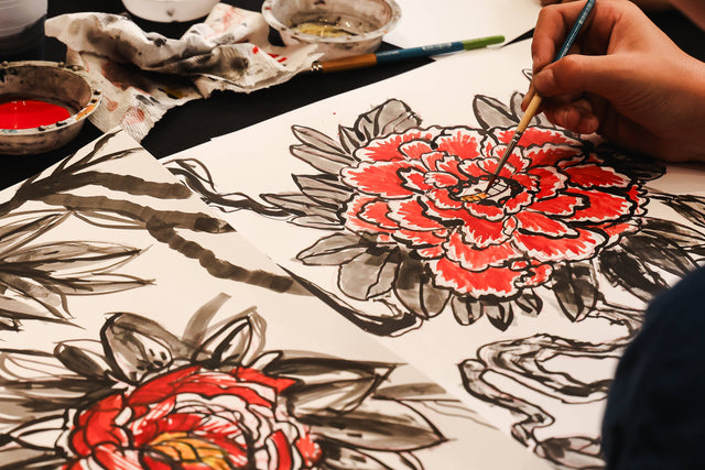 Peony Art Class - 04/12