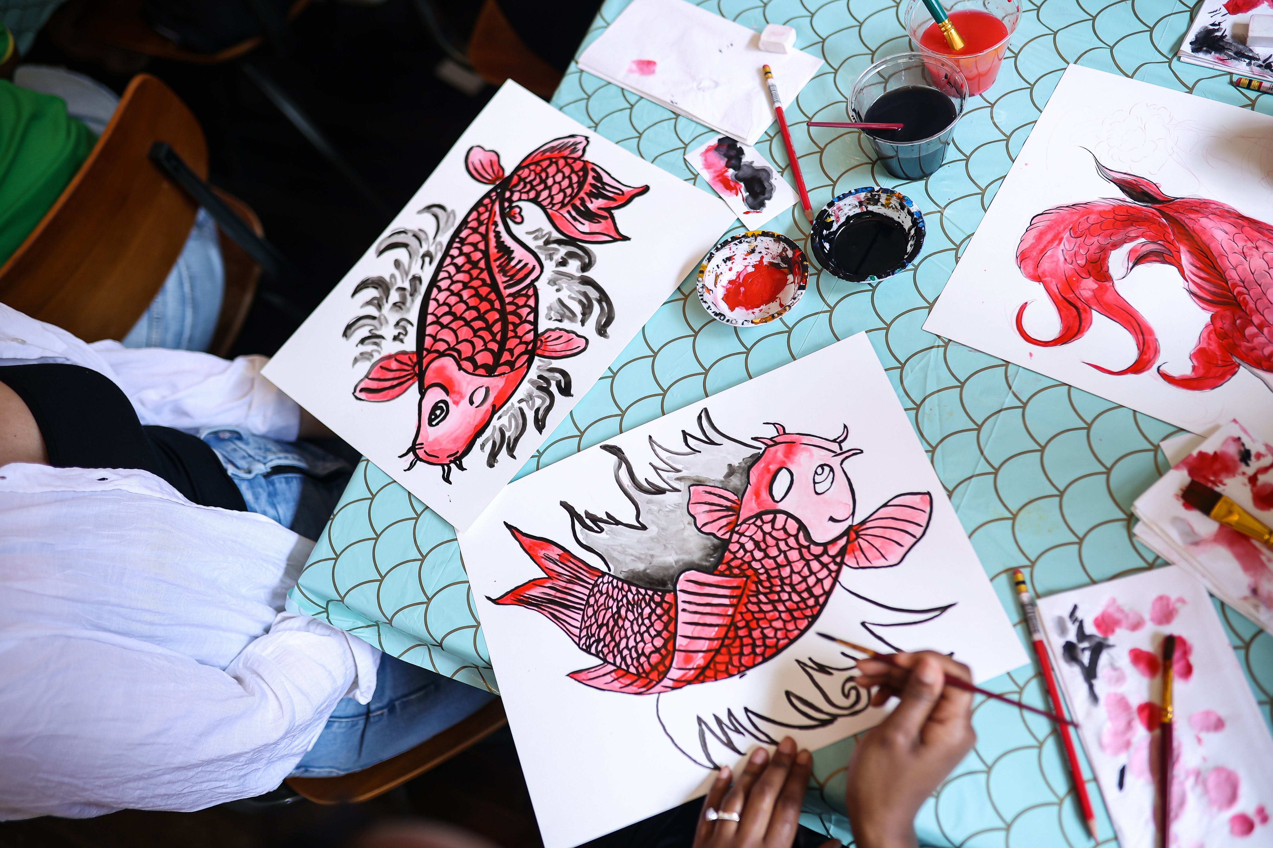 Blooms Art Class - Koi Fish (9/05/26)