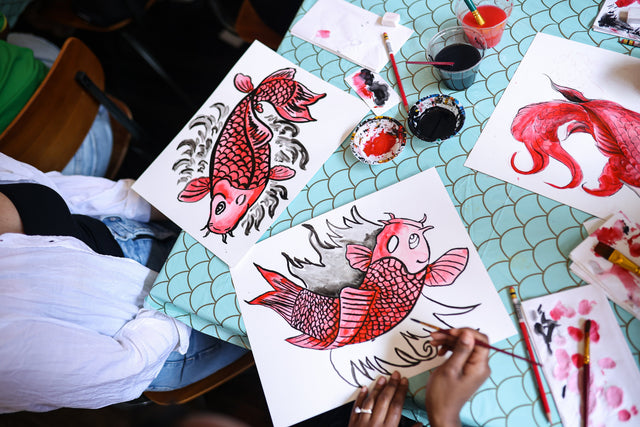 Koi Fish Art Class - 03/15