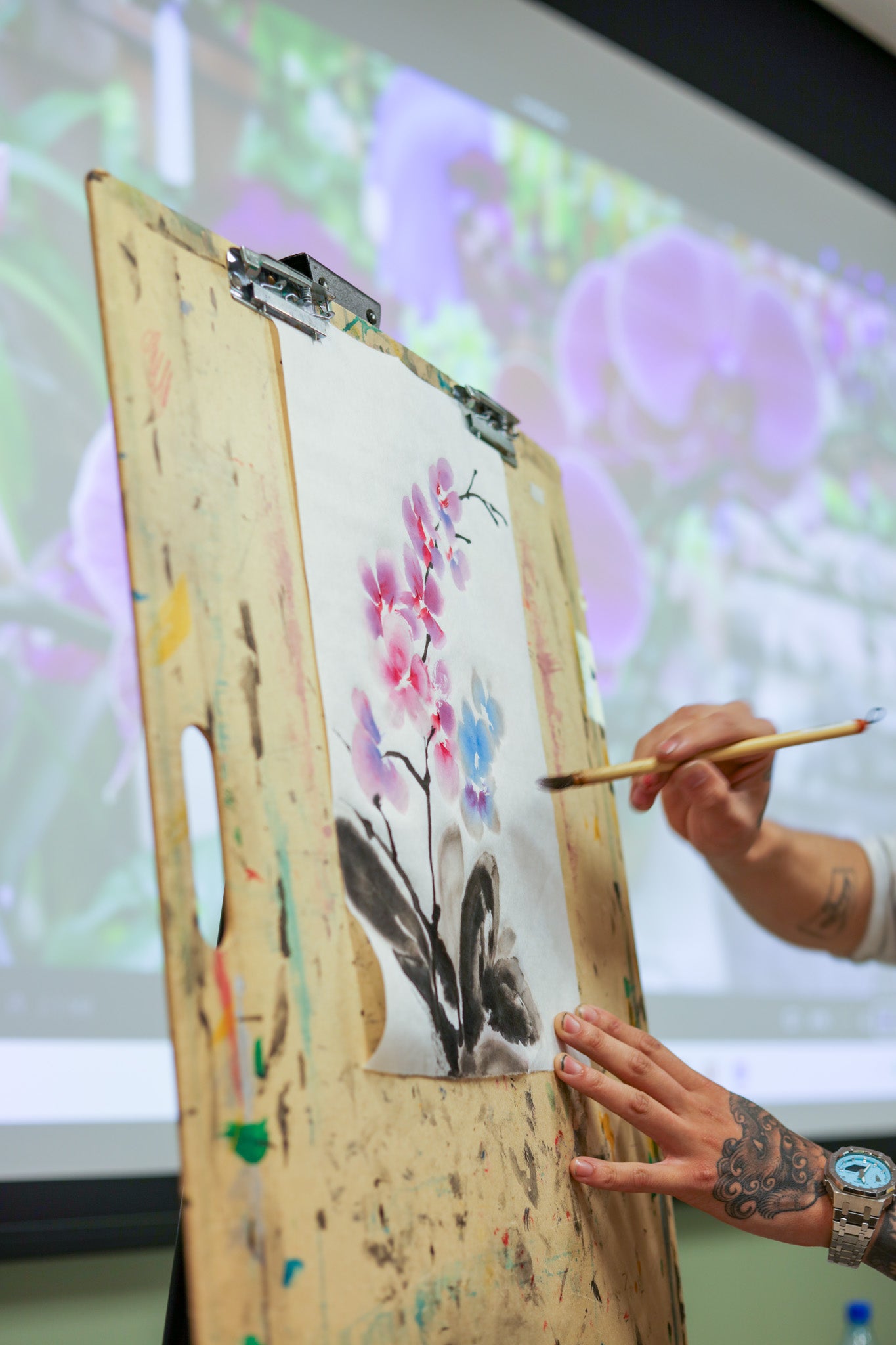 Blooms Art Class - Chinese Watercolor Orchids (7/25/26)
