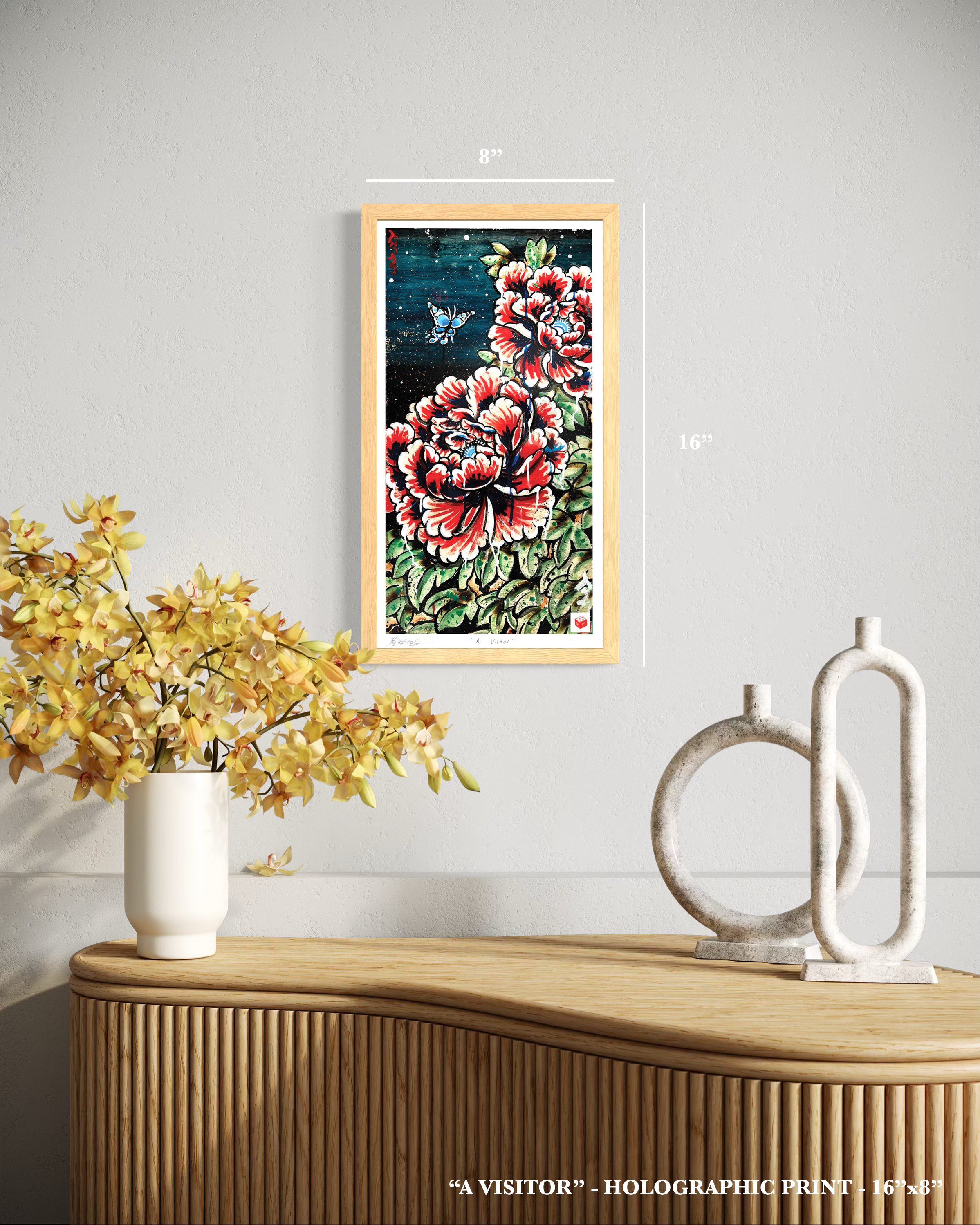 "A Visitor" - Holographic Fine Art Print