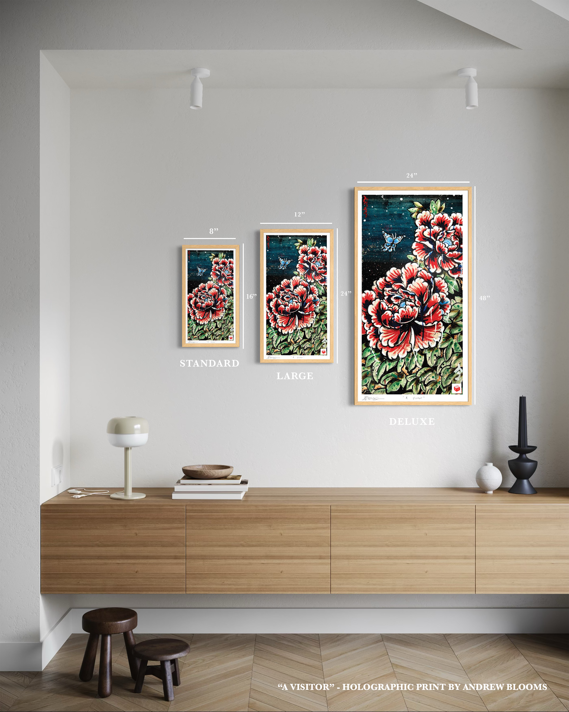 "A Visitor" - Holographic Fine Art Print