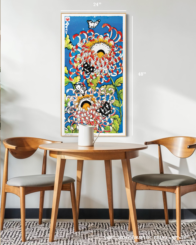 "Ah" - Holographic Fine Art Print