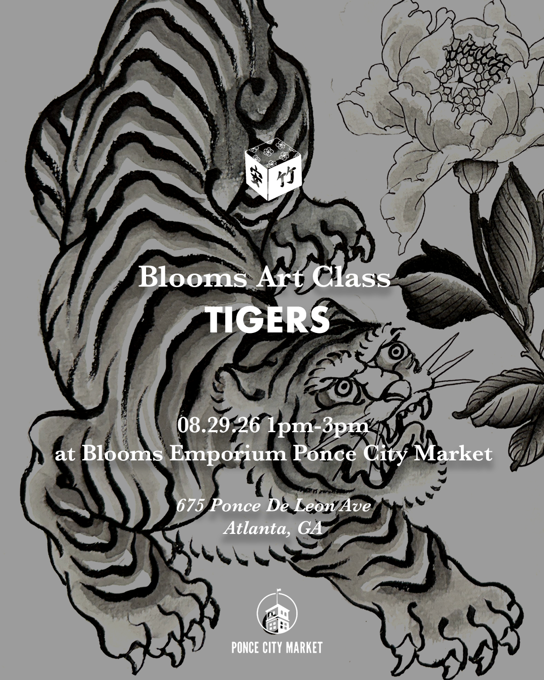Blooms Art Class - Tigers (8/29/26)