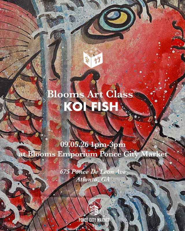 Andrew Blooms Art Class - Koi Fish (Ponce City Market) - 09/05/26
