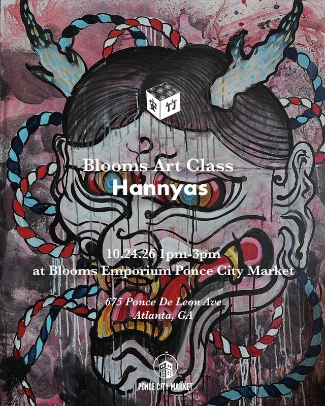 Andrew Blooms Art Class- Hannya Masks (Ponce City Market) - 10/24/26