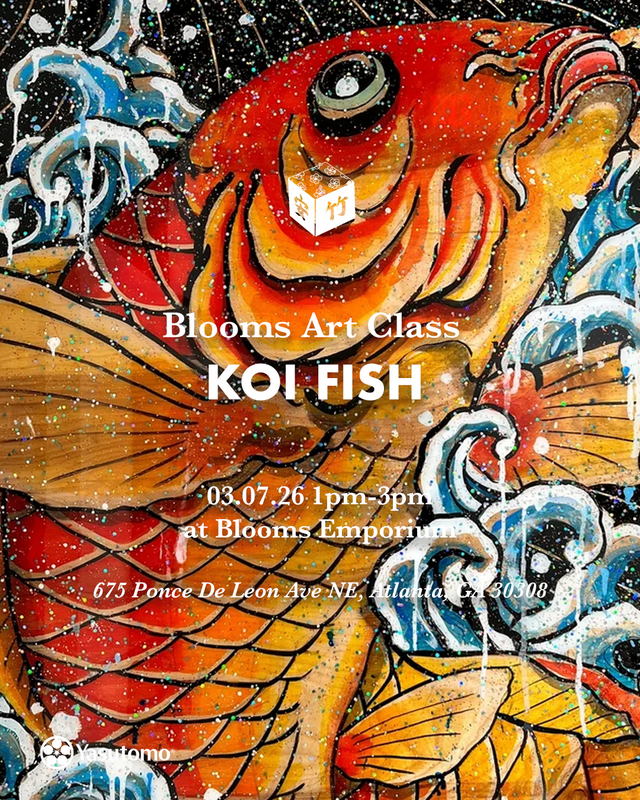Koi Fish Art Class(Ponce City Market)-03/07/26