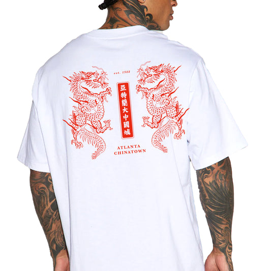 Chinatown Anniversary Double Dragon T