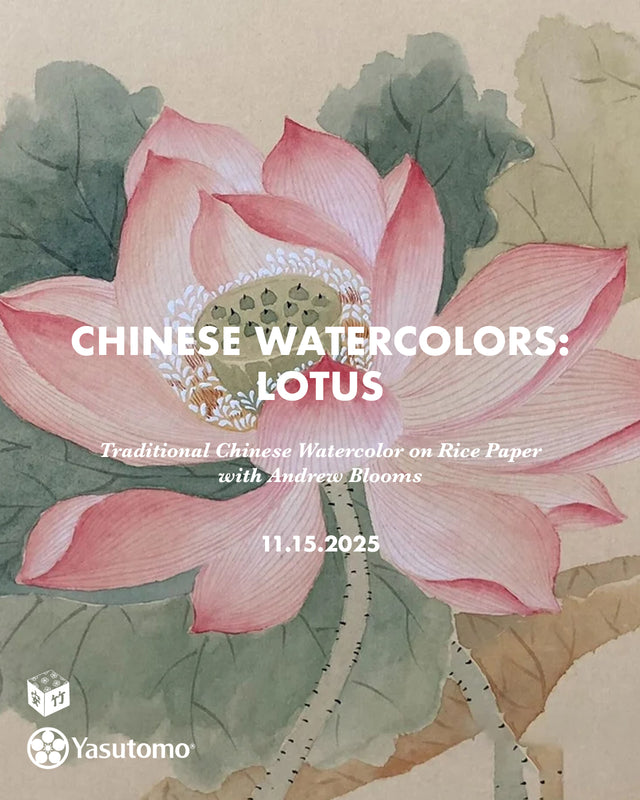Chinese Watercolor Lotus with Andrew Blooms 11/22 - Chinatown