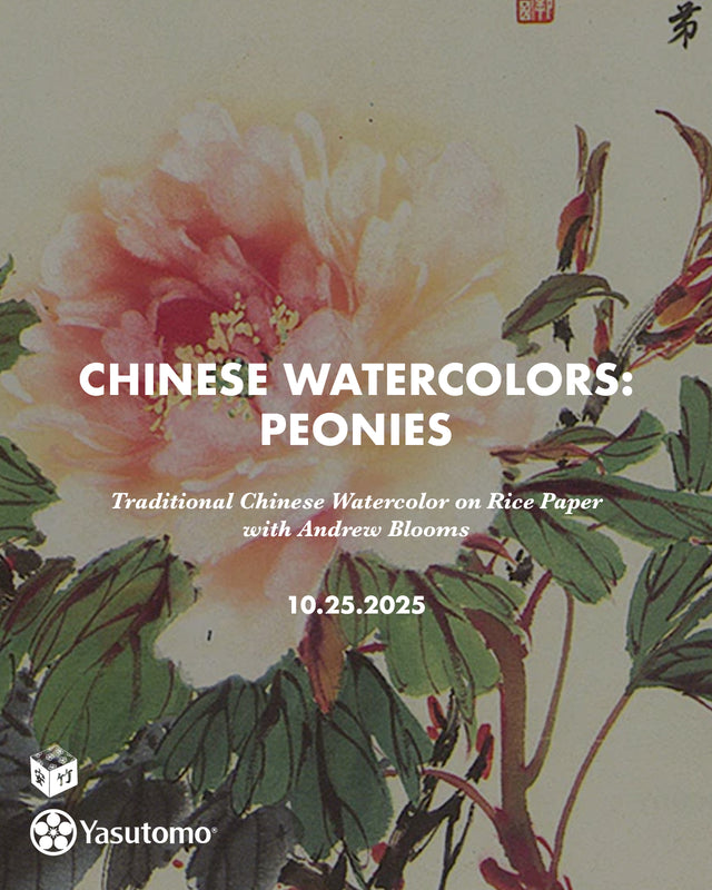 Chinese Watercolor Peonies with Andrew Blooms 10/25 - Chinatown