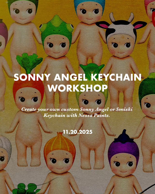 Sonny Angel Keychain Workshop with Nessa Paints 11/20