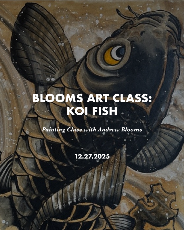 Painting Koi Fish with Andrew Blooms - 12/27 (Ponce City Market)