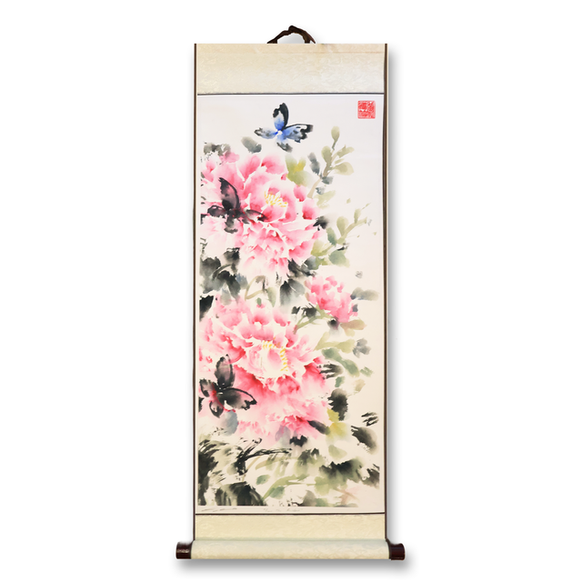 "From The Gardens" Scroll on Rice Paper