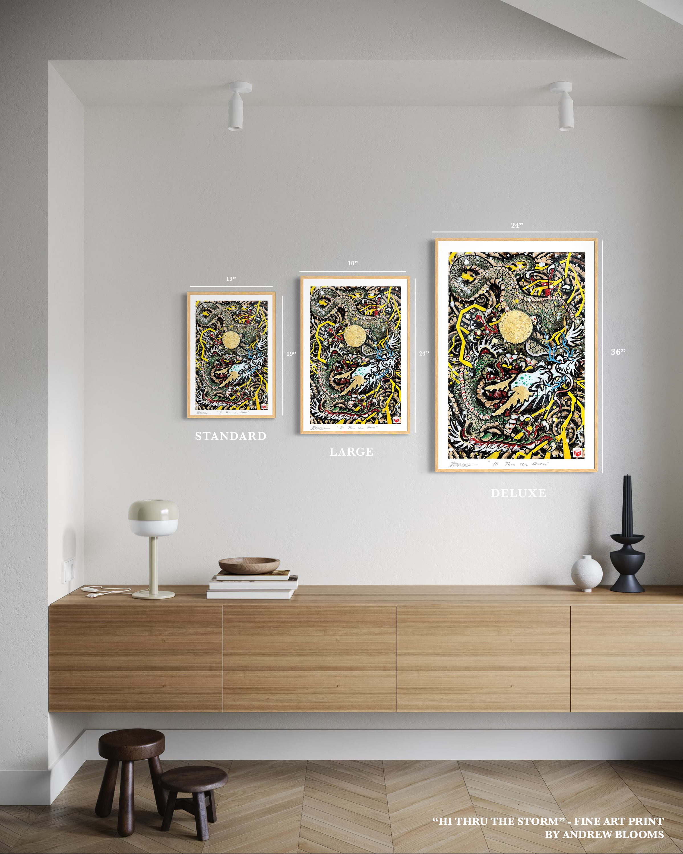 "Hi Thru The Storm" - Holographic Fine Art Print