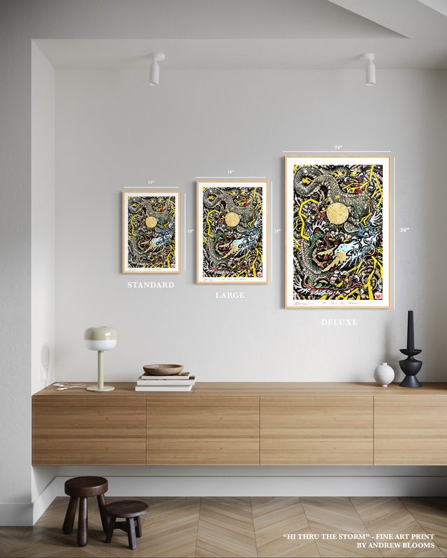 "Hi Thru The Storm" - Holographic Fine Art Print