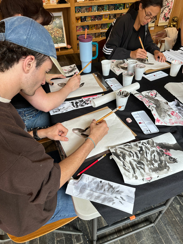Andrew Blooms Art Class - Chinese Watercolor Koi Fish (Chinatown) - 08/30/26