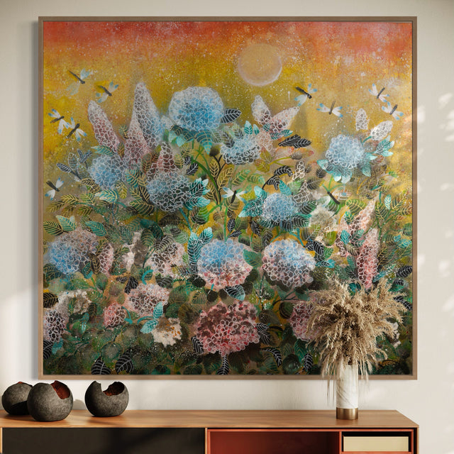 Life Of Hyndrangea - Original Painting