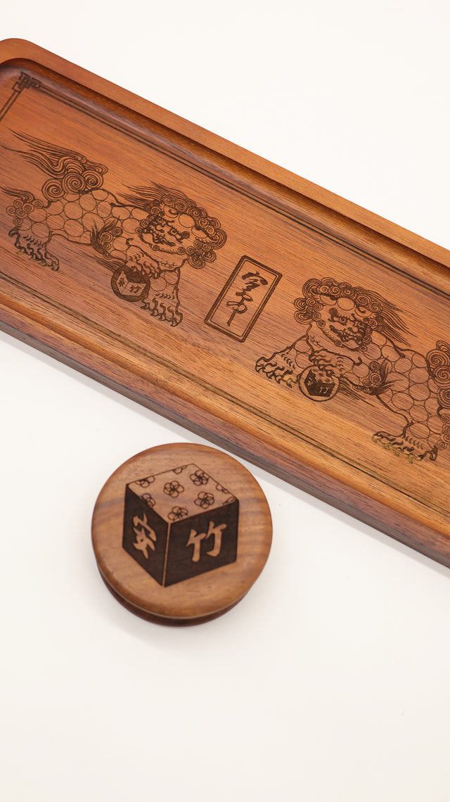 Foo Guardians - Wood Tray