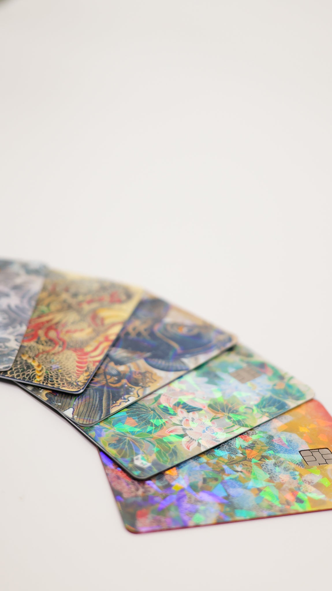 "Fish or Pond" - Holographic Credit Card Cover