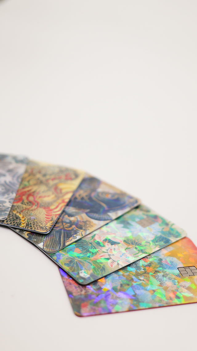 "Fish or Pond" - Holographic Credit Card Cover