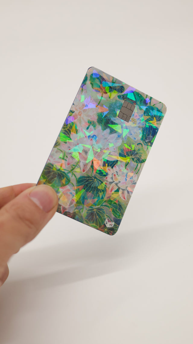 "Sun Moon Lake" - Holographic Credit Card Cover