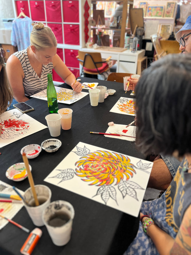 Chrysanthemum Art Class - 05/10