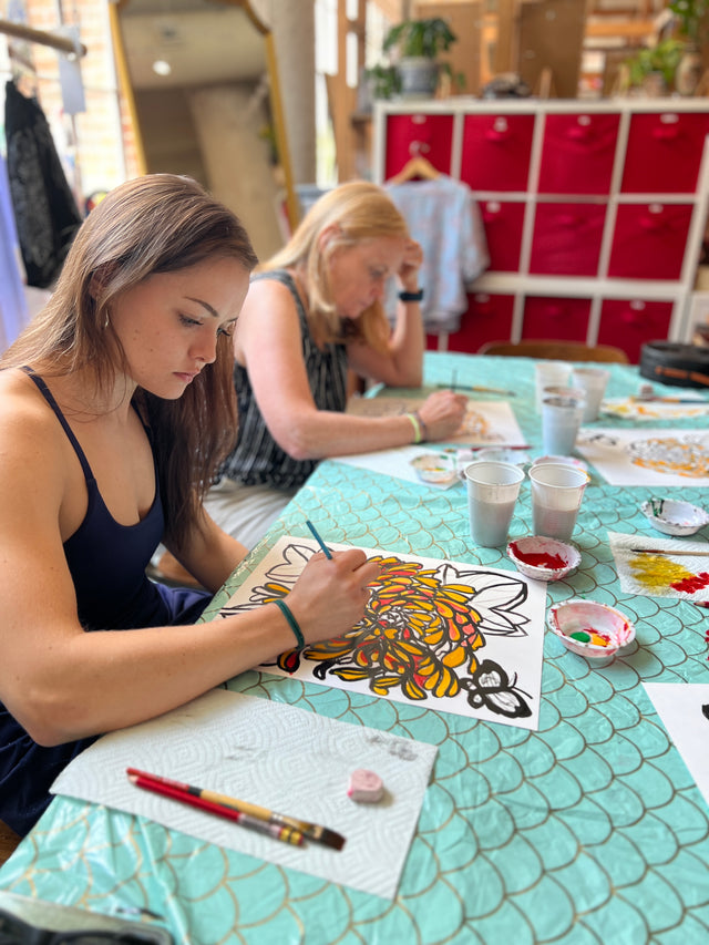 Chrysanthemum Art Class - 05/10