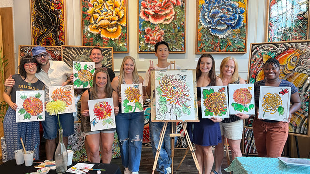 Chrysanthemum Art Class - 05/10