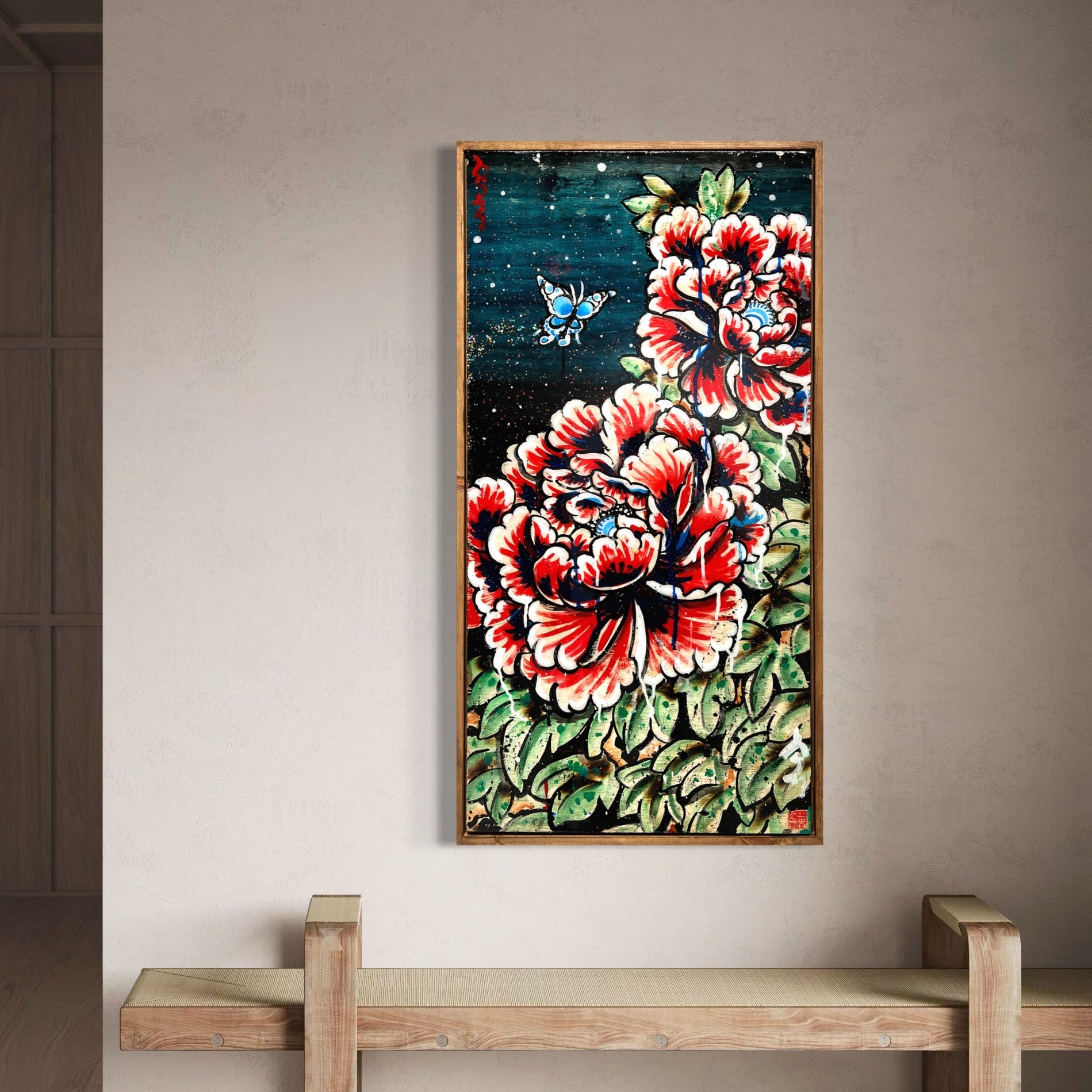 "A Visitor" Original Painting