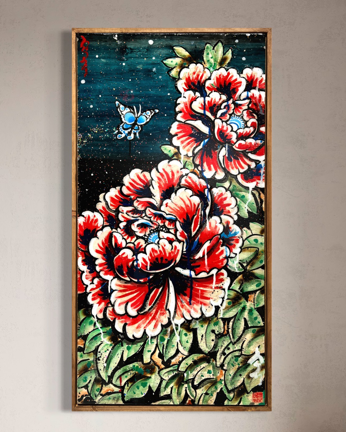 "A Visitor" Original Painting