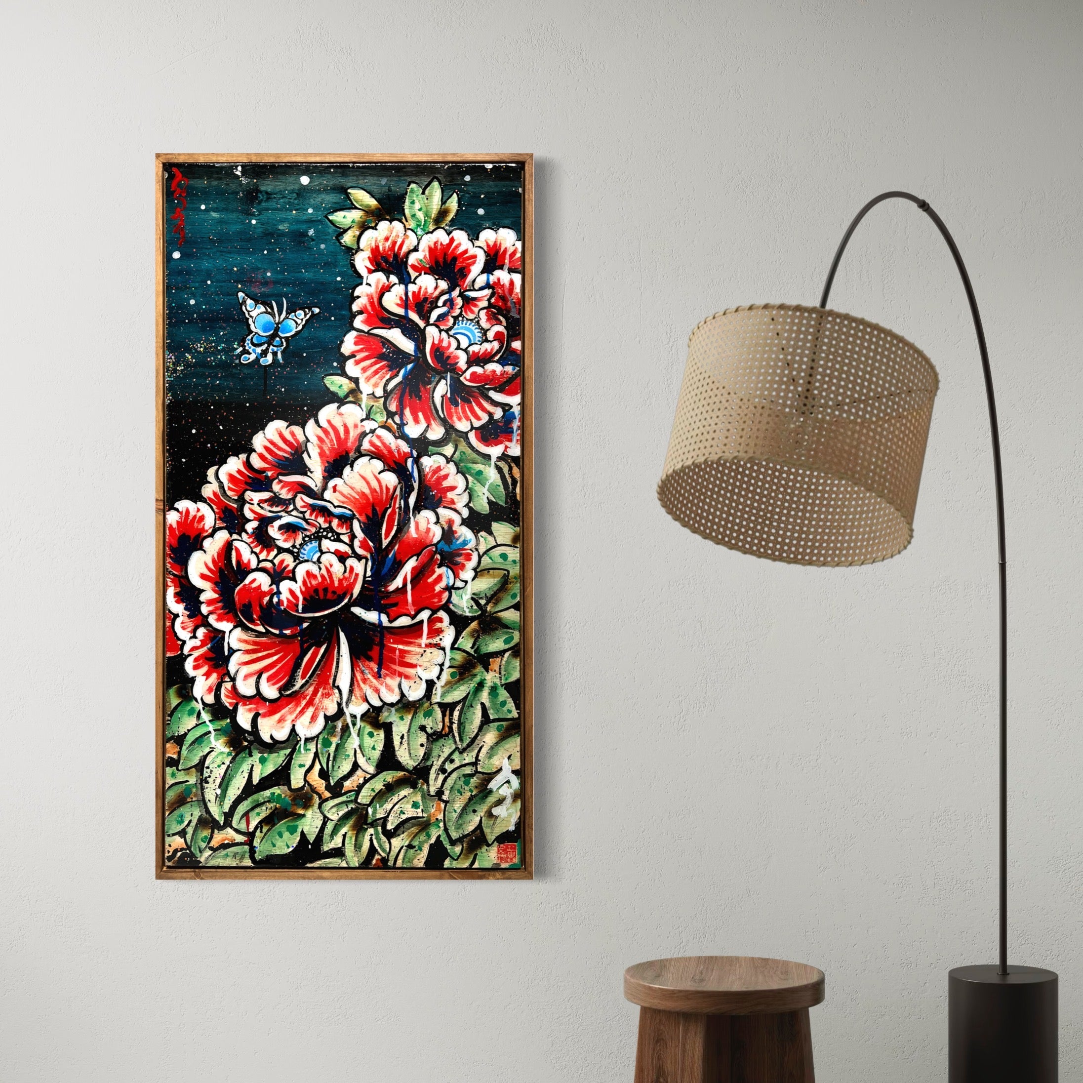 "A Visitor" Original Painting