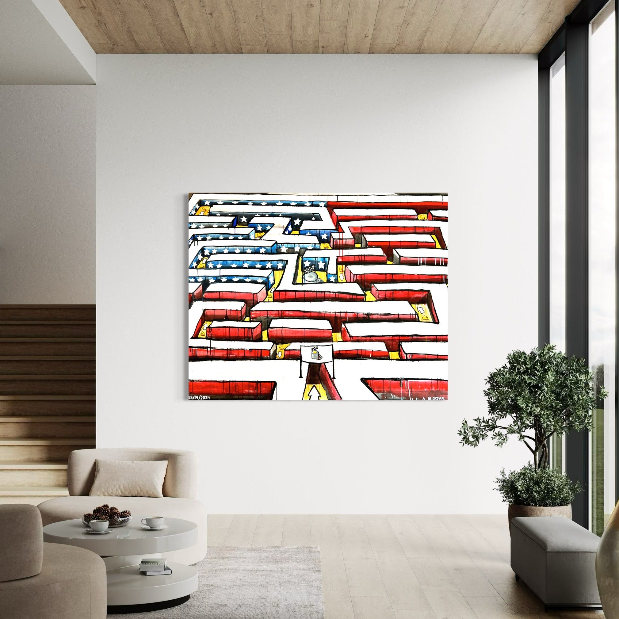 "There Is No Cheese" Original Painting